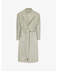Fear Of God - Tie-fastened Relaxed-fit Wool Overcoat - Lyst