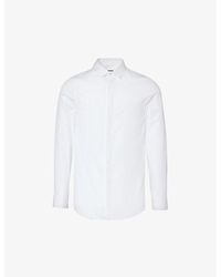 Jil Sander - Monday Curved-hem Slim-fit Cotton Shirt - Lyst