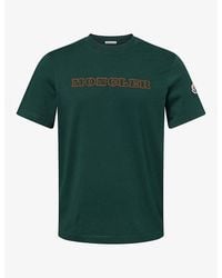 Moncler - Brand-Embroidered Cotton T-Shirt - Lyst
