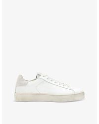 AllSaints - Shana Leather Low-Top Trainers - Lyst