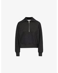 Spanx - Airessentials Shimmer Half-Zip Stretch-Modal Jumper - Lyst