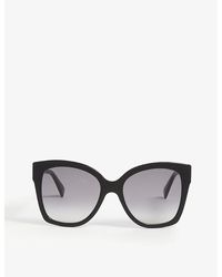 Gucci - Web Plaque Sunglasses - Lyst