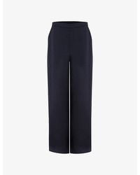 Phase Eight - Beccy Regular-Fit Wide-Leg Satin Trousers - Lyst