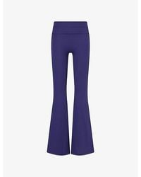 GYMSHARK - Crossover Back Flared Studio Leggings - Lyst
