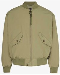 Barbour - Brand-embroidered Boxy-fit Recycled-polyamide Bomber Jacket Xx - Lyst