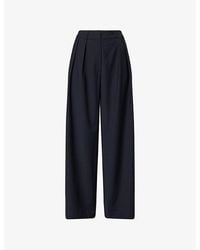 Frankie Shop - Ripley Pleated Woven Trousers - Lyst