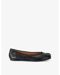 Maison Margiela - Tabi Split-Toe Leather Ballerina Shoes - Lyst