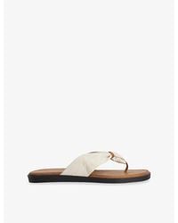 Dune - Looks Leather Sandals - Lyst