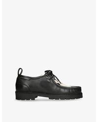 Duke & Dexter - Moby Cow-Print Leather Loafer Boots - Lyst