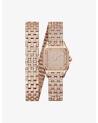 Cartier - Crwjpn0062 Panthère De Small 18Ct Rose- And 3.28Ct Diamond Quartz Watch - Lyst