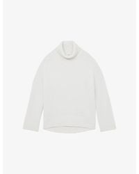 Reiss - Brooklyn Roll-Neck Wool And Cashmere-Blend Jumper - Lyst