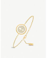 Messika - Lucky Move 18ct Yellow-gold And Pavé Diamond Bracelet - Lyst