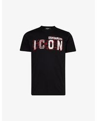 DSquared² - Slime Logo-print Cotton-jersey T-shirt - Lyst