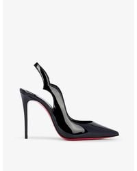 Christian Louboutin - Hot Chick Sling 100 Patent-leather Courts - Lyst