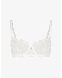 Savage x Fenty - Romantic Corded Lace Unlined Balconette Bra - Lyst