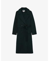 Reiss - Rene Double-Breasted Wool-Blend Coat - Lyst