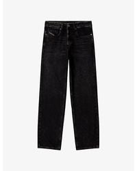 DIESEL - 2001 D-Macro 09P09 Wide-Leg Denim Jeans - Lyst