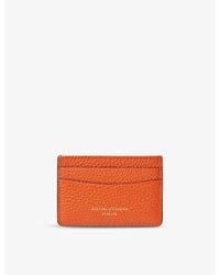 Aspinal of London - Slim Logo-embossed Leather Credit Card Case - Lyst