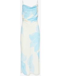 Pretty Lavish - Keisha Floral-print Woven Chiffon Dress - Lyst