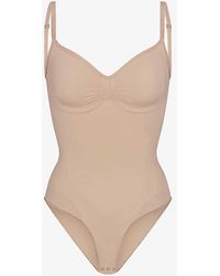 Skims - Sculpt Ruched Stretch-woven Body X - Lyst