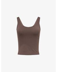 The Couture Club - Sculpt Scoop-Neck Jersey Top - Lyst