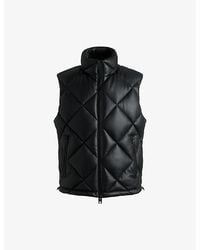 HUGO - Funnel-Neck Quilted Regular-Fit Shell Gilet - Lyst