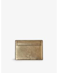 Mulberry - Foiled Leather Card Holder - Lyst
