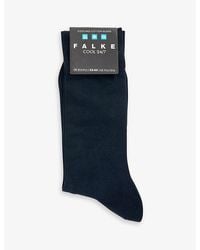 FALKE - Cotton-Blend Knitted Socks - Lyst