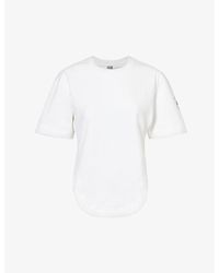 adidas By Stella McCartney - Sportswear Brand-stamp Organic-cotton T-shirt - Lyst