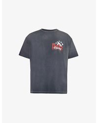 Duke & Dexter - Ski-Print Short-Sleeve Cotton T-Shirt&Nbsp;&Nbsp - Lyst