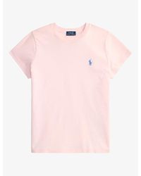 Polo Ralph Lauren - Logo-Embroidered Short-Sleeve Cotton T-Shirt - Lyst