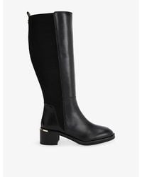 Carvela Kurt Geiger - Liberty Leather Heeled Knee-High Boots - Lyst
