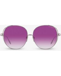 Dita Eyewear - D4000431 Arohz Round-frame Metal Sunglasses - Lyst
