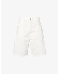 Carhartt - Brandon Brand-Patch Denim Shorts - Lyst