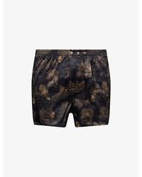 Derek Rose - Brindisi Classic-Fit Silk Boxer Shorts - Lyst