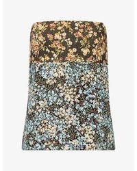 Dries Van Noten - Ciliasa Bandeau Woven Top - Lyst