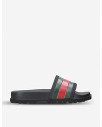 gucci pursuit 72 slides black