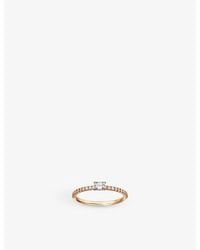 Cartier - Étincelle De 18Ct Rose- And 0.28Ct Brilliant-Cut Diamond Ring​ - Lyst