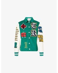 True Religion - Corduroy Varsity Relaxed-Fit Cotton Jacket - Lyst