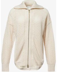 Varley - Finn Knitted Cotton Jacket - Lyst