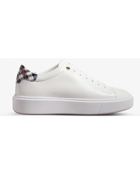 Ted Baker Snake Effect Leather Platform 