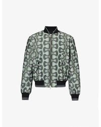 Dries Van Noten - Vellow Abstract-pattern Regular-fit Cotton-blend Jacket - Lyst