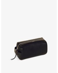 Sandro - Grained Leather Wash Bag - Lyst