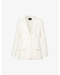 JOSEPH - Comfort Cady Jackie Single-Breasted Stretch Woven Blazer - Lyst
