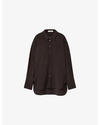 JOSEPH - Joe Crepe-De-Chine Silk Blouse - Lyst