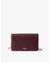 Prada - Saffiano Leather Mini Bag - Lyst