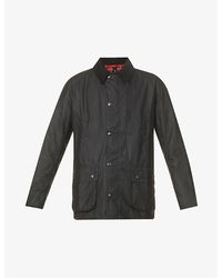 Barbour - Ashby Corduroy-trimmed Waxed Cotton Jacket Xx - Lyst