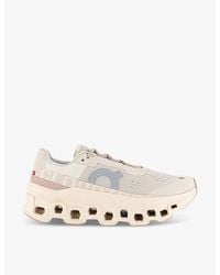 On Shoes - Cloudmster Cushied Chunky-Soled Mesh Low-Top Trainers - Lyst