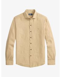 Polo Ralph Lauren - Custom-Fit Long-Sleeve Linen Sport Shirt - Lyst