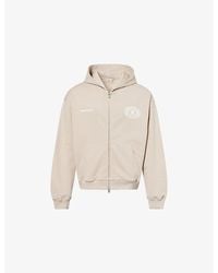 The Couture Club - Lake Como Logo-Print Cotton Hoody - Lyst